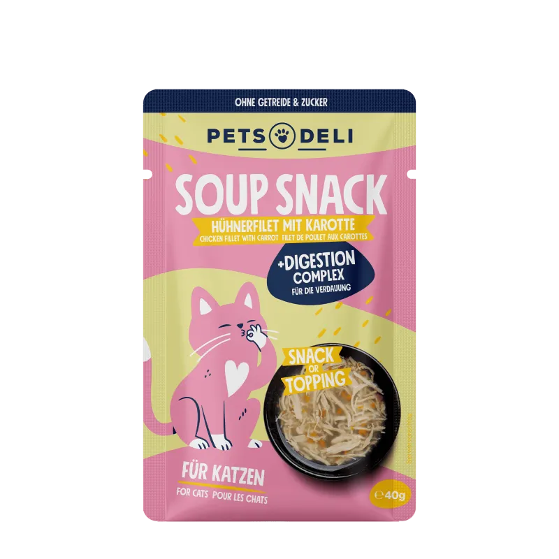 Pets Deli Functional Suppe Snack-Functional Suppe Digest Huhn 40g